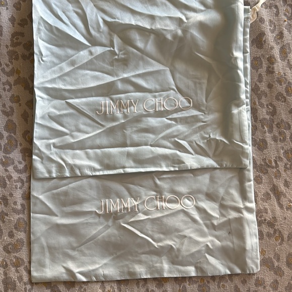 Jimmy Choo Nude Suede Sandals with Hotfix Crystals and sphere detail - Picture 10 of 16